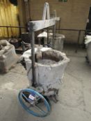 Koper Bottom Pouring Casting Ladle, internal lined