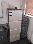 1x 4-Drawer Filing Cabinet and 2x 2-Drawer Cabinets