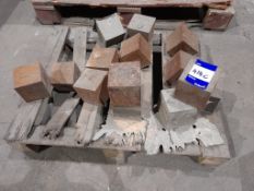 14 Rough Cut Steel Cubes, 4” x 4”, total weight approx. 110kg