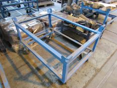 4x Euro Craft FG1201-650 Mobile Pallet Trolleys, size 1210 x 810 (fits Euro Pallet), max capacity