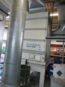 Donaldson Torit DCE C75-3U, serial number 00025352, 110v Extractor System with integrated pulse