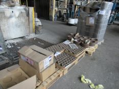 5 Part Pallets of Foseco Kalminex Thermal Feeding Sleeves, and 1 Pallet Ceramic Castings Filters