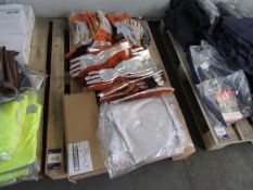 Pallet of Various Foundry/Welding Gloves/Gauntlets and Leather Aprons, etc