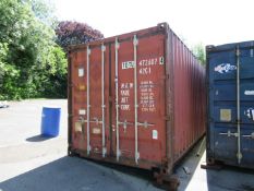 40’ Shipping container, TDTU4726074, Model 1AA-082GC40G©, Internal 39FT5, Internal Width 7FT8,