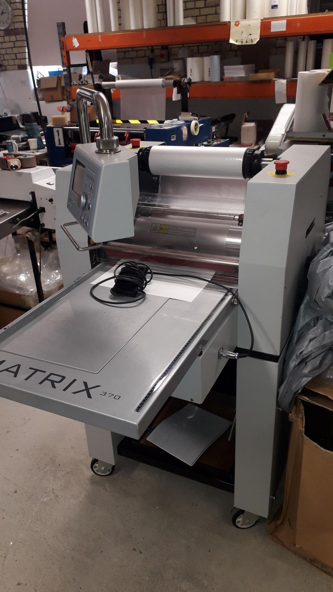 Vivid Laminating Matrix 370 single side laminator, S/N 1112WX-370051 - Image 3 of 6