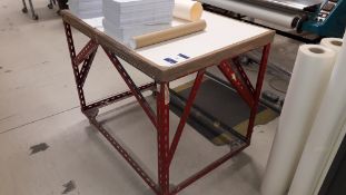 Boltless Steel Mobile Table, 900 x 600mm
