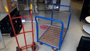 Steel Flat Bed Trolley and Sack Truck