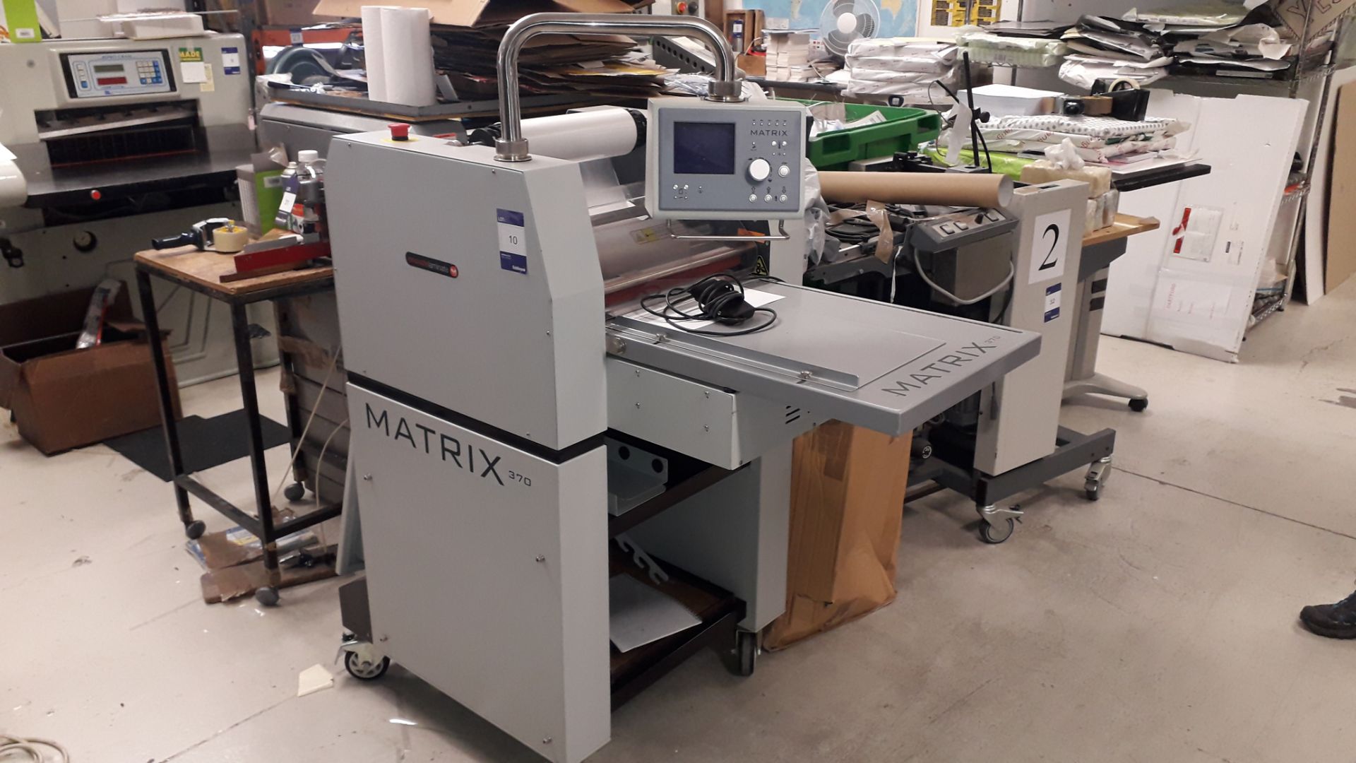 Vivid Laminating Matrix 370 single side laminator, S/N 1112WX-370051 - Image 2 of 6