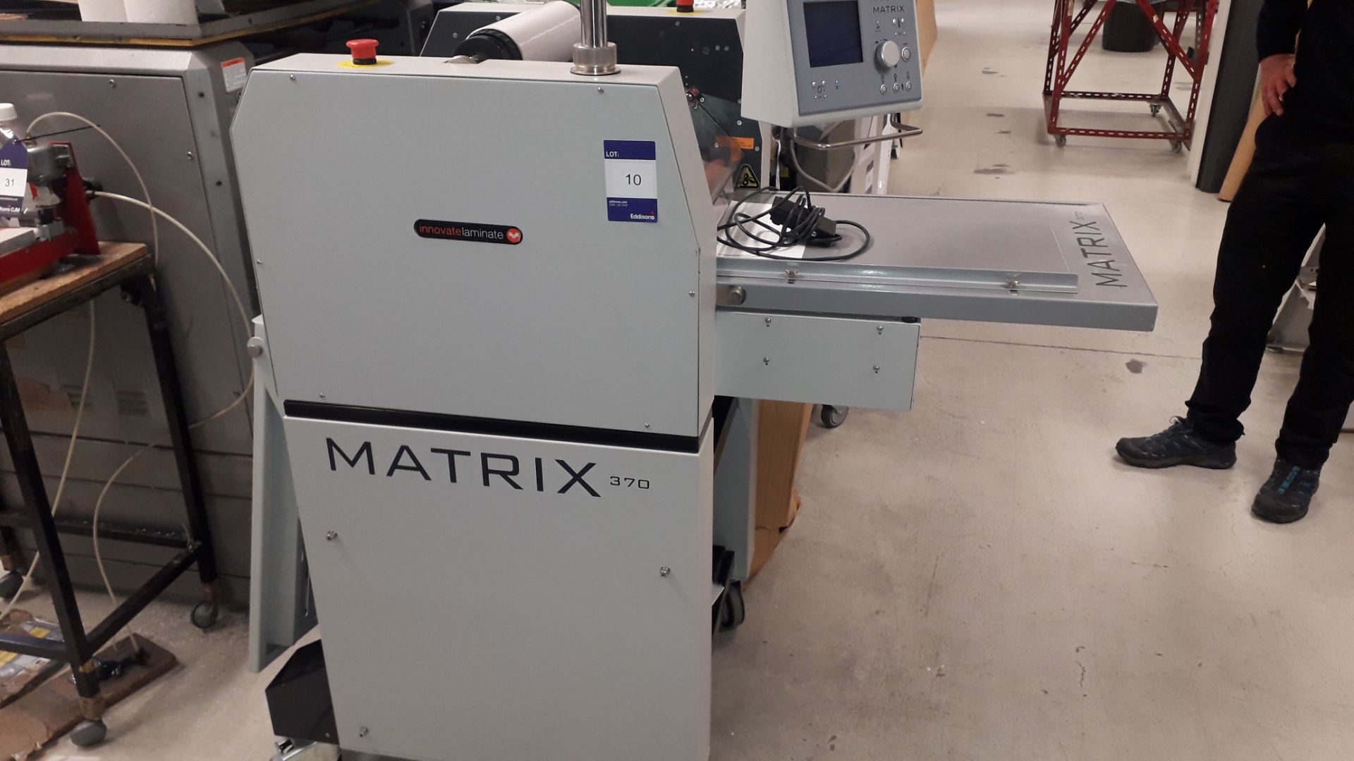 Vivid Laminating Matrix 370 single side laminator, S/N 1112WX-370051