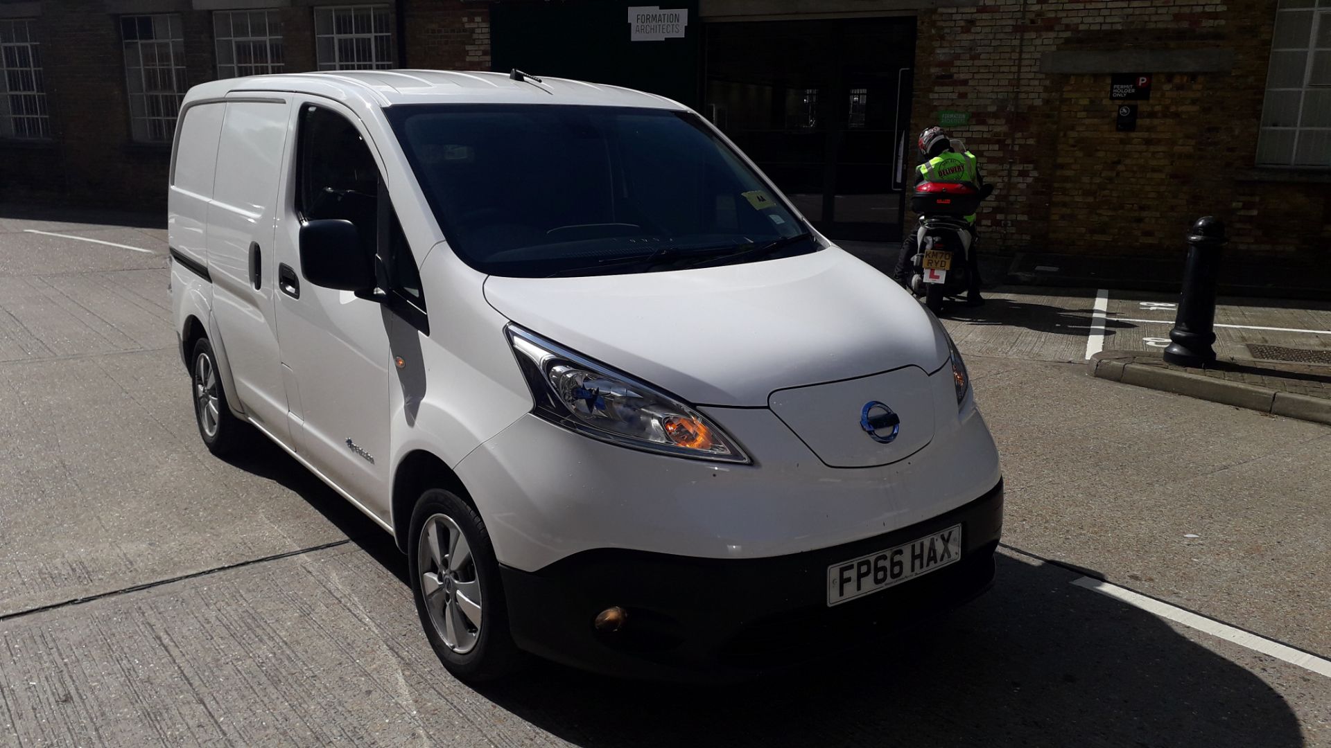 Nissan E-NV200 Electric Panel Van, registration FP66 HAX, first registered 13/10/2016, odometer