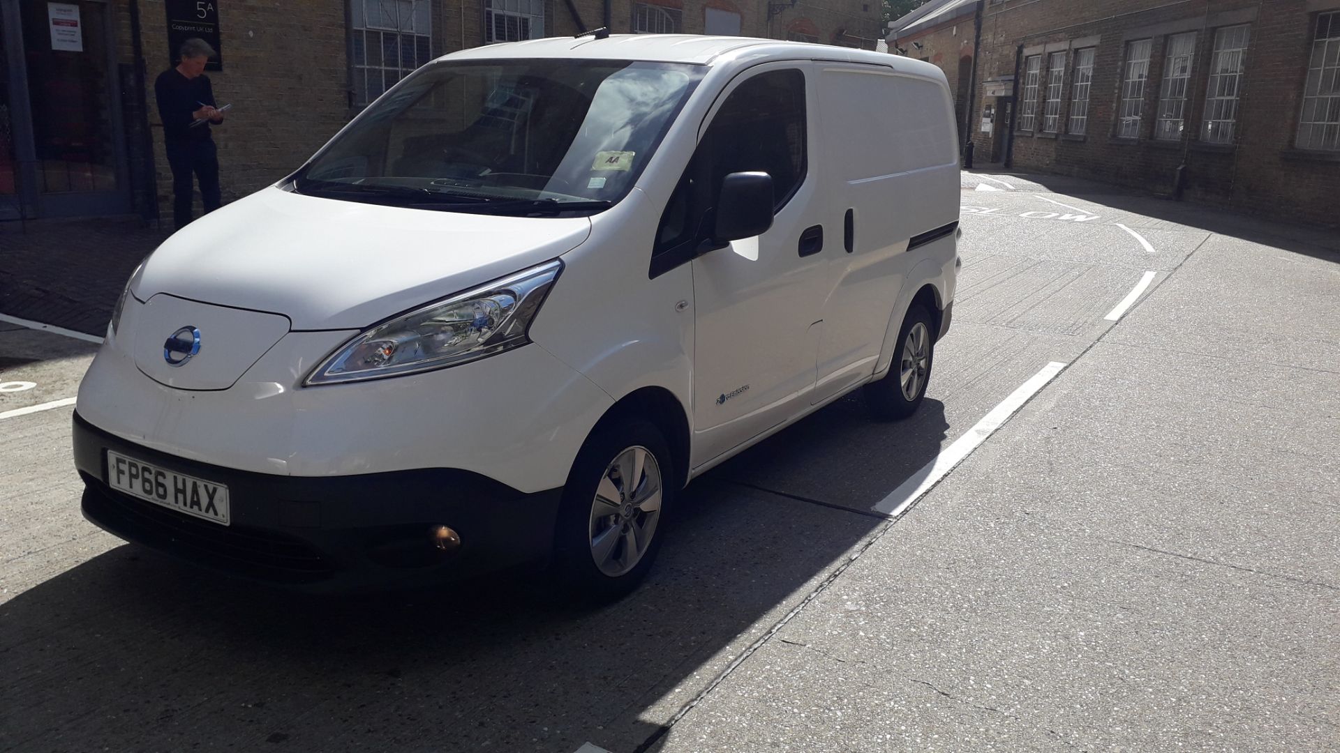 Nissan E-NV200 Electric Panel Van, registration FP66 HAX, first registered 13/10/2016, odometer - Image 3 of 15