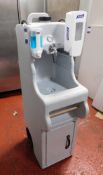 Mobile Hand Wash Station with Soap Dispenser