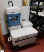 4x Igloo Mobile Cooler Boxes