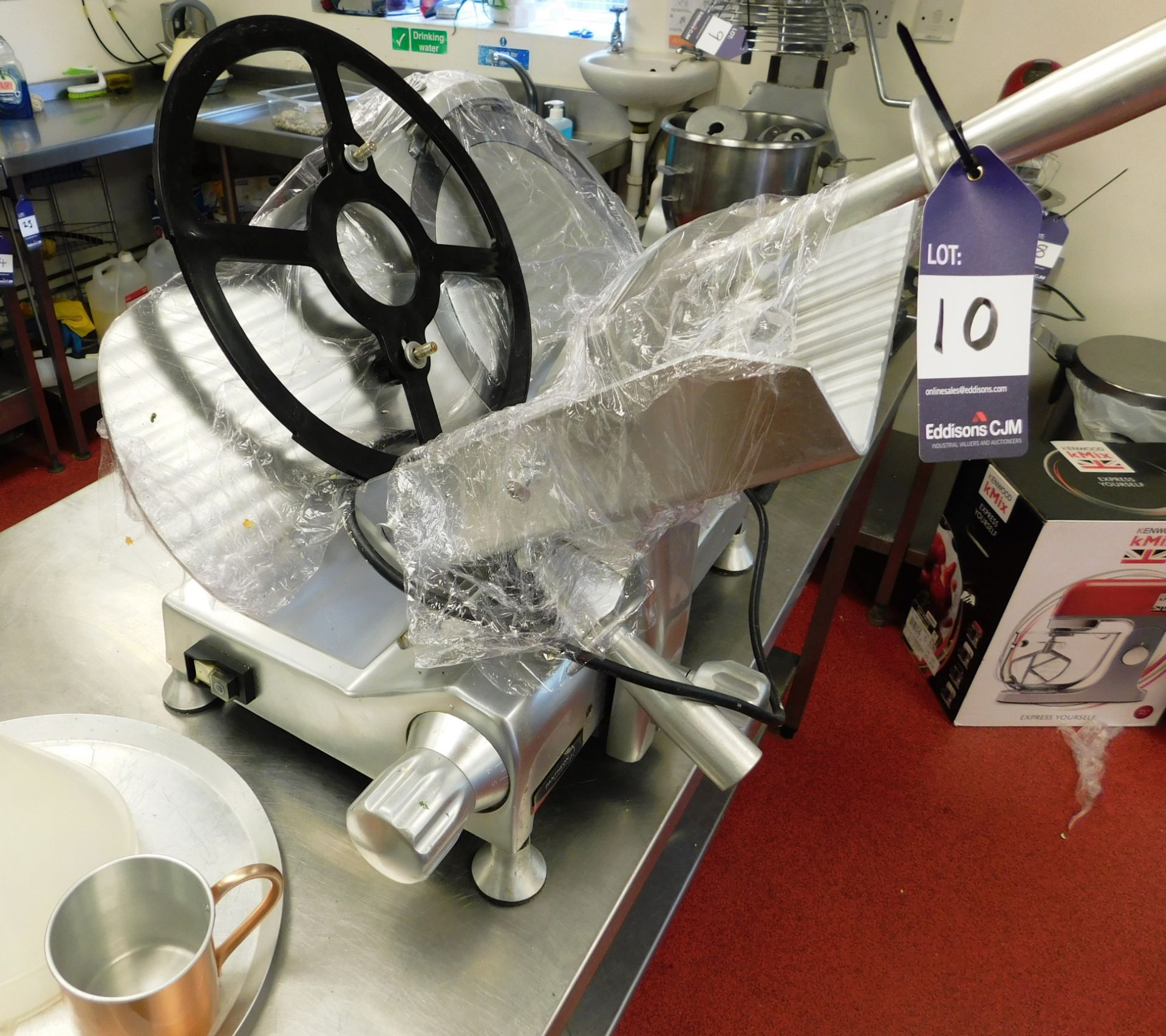 Pantheon Meat Slicer, Model: MS-300, Serial: 10HL7302 -127 250W - Image 3 of 3