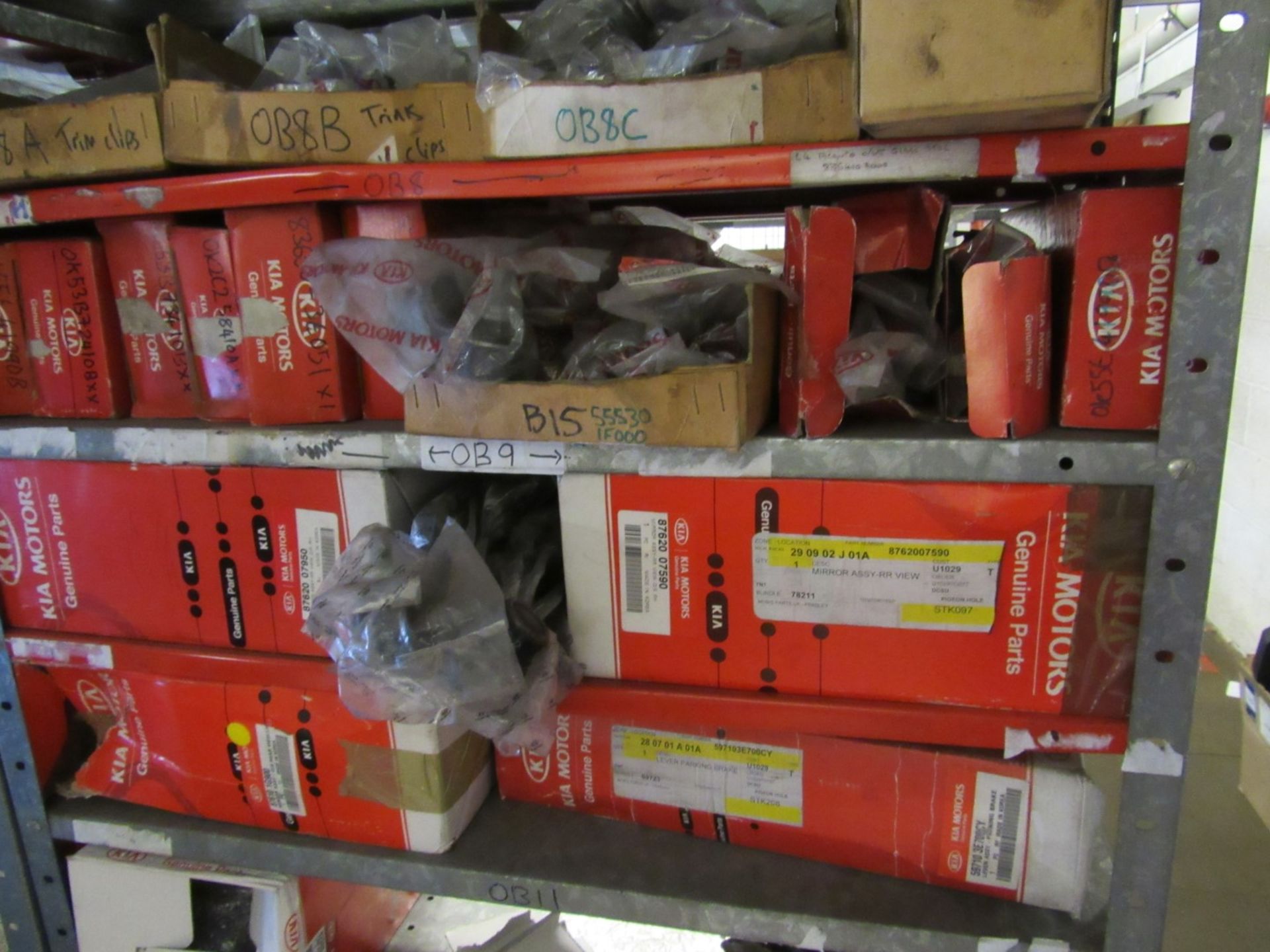 Quantity Kia Spares / Parts to Bay - Image 2 of 2