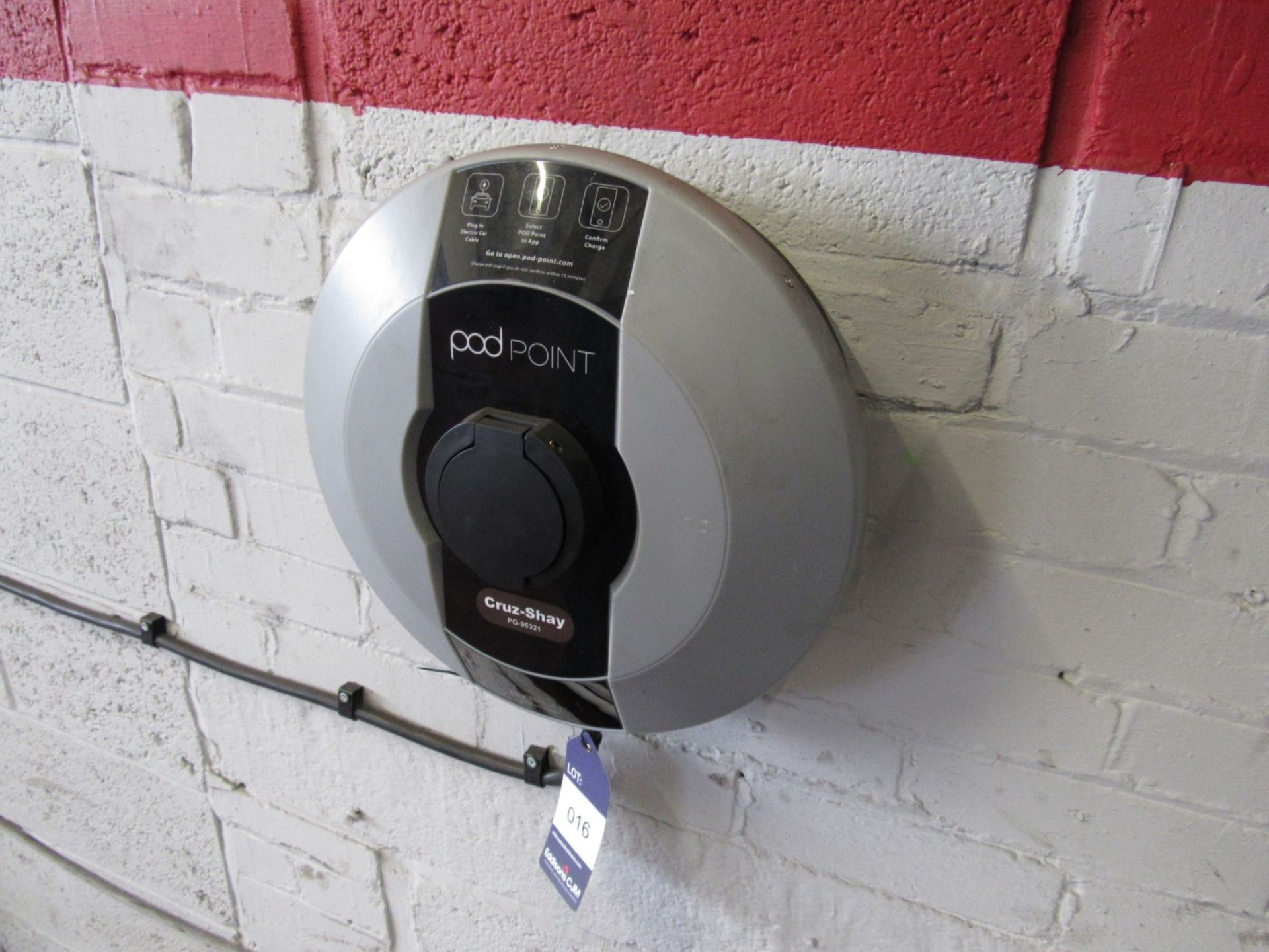 POD Point Cruz-Shay PG-95321 Plug In Electric Car Charging Point - Image 2 of 2