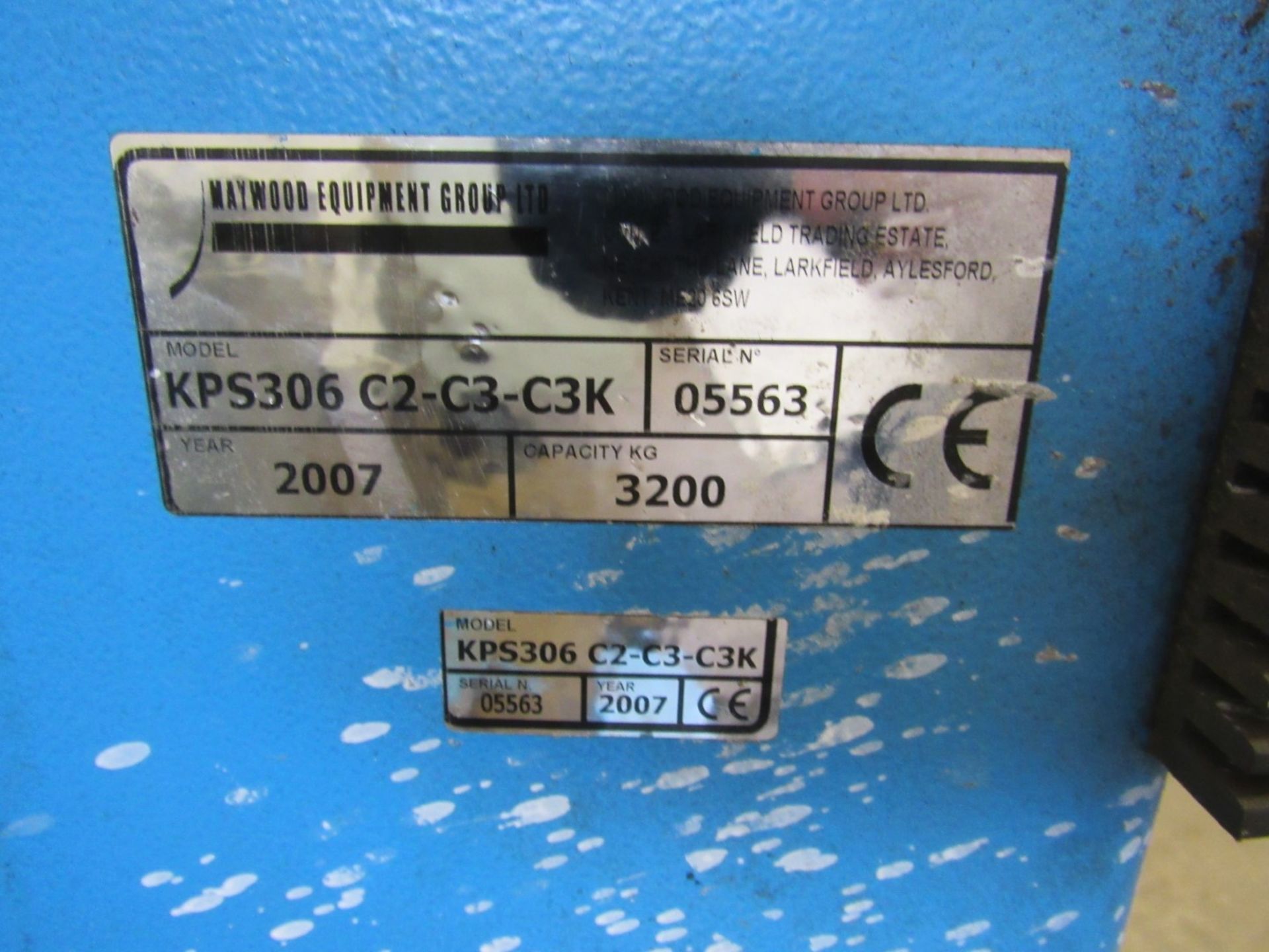 Maywood KPS306 C2-C3-C3K 2 Post Vehicle Lift, 3200 - Image 4 of 4