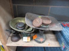 2 x Vintage Kitchen Scales Sets