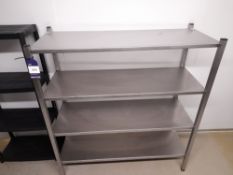 Stainless Steel Shelving Unit (Approximately 1170x420) (please note this lot also forms part of