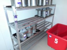 Stainless Steel Shelving Unit (Approximately 1820x450) (please note this lot also forms part of