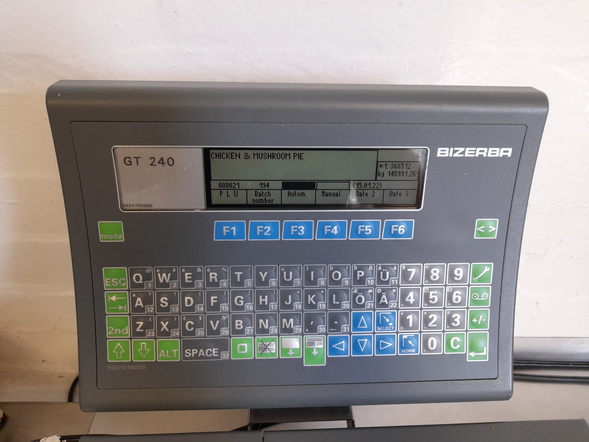 Bizerba GT240 Thermal Label Printer (please note this lot also forms part of composite lot 118) - Image 2 of 3