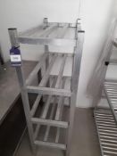 Stainless Steel Shelving Unit (Approximately 910x450) (please note this lot also forms part of
