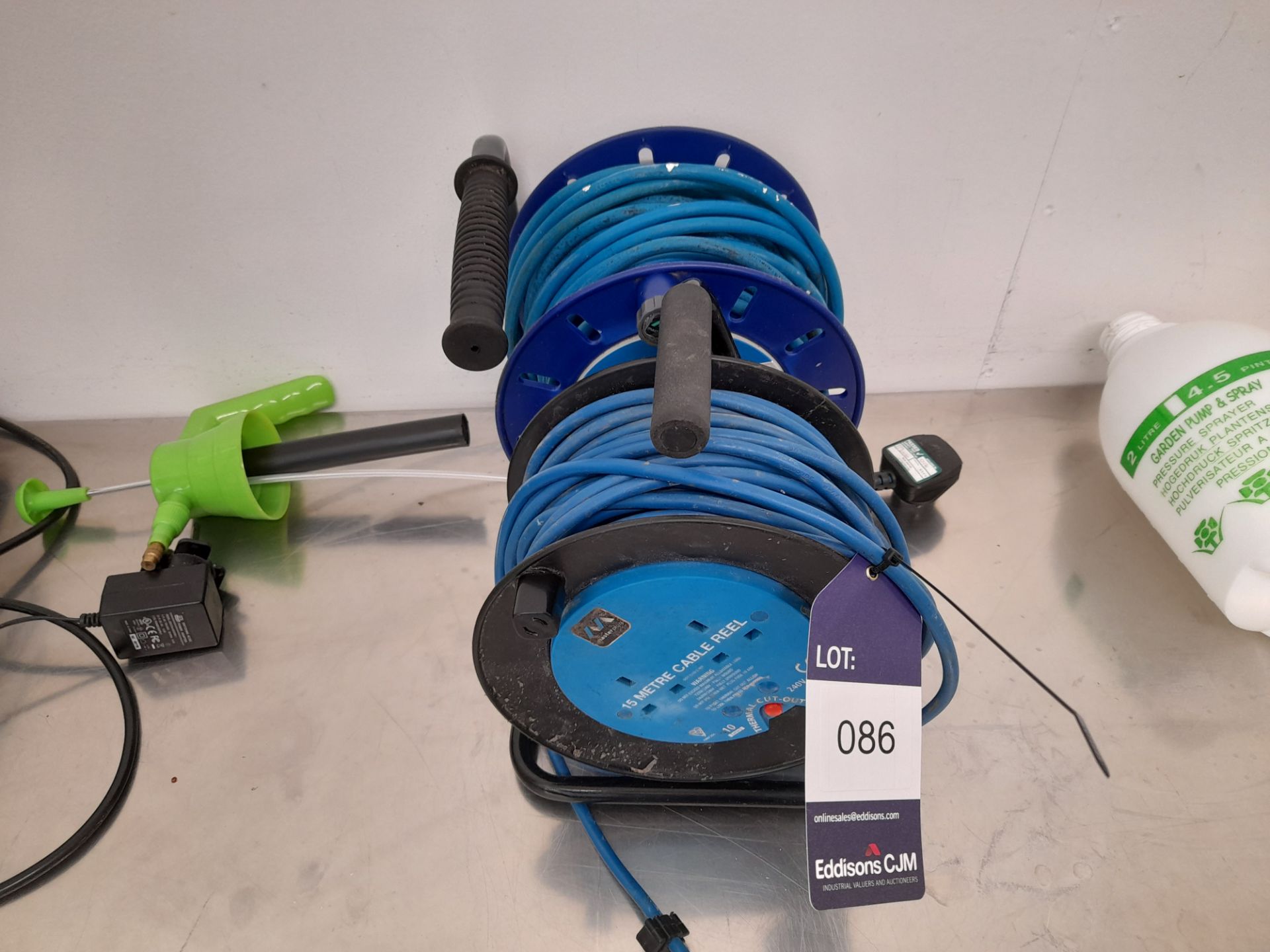 25m and 15m Cable Reels (please note this lot also forms part of composite lot 118)