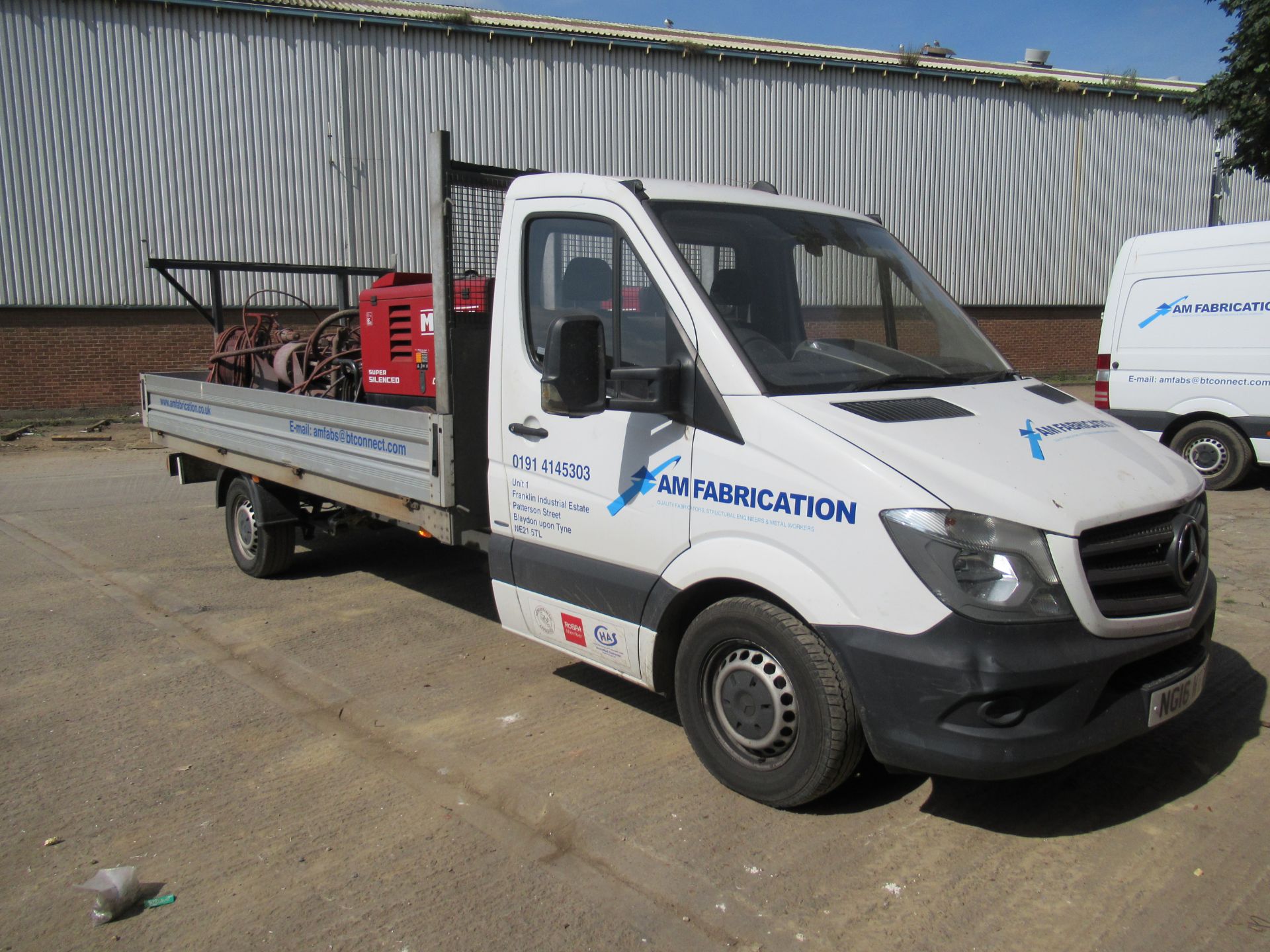 MERCEDES-BENZ SPRINTER Flatbed 314CDI 2016, 2143cc, Diesel, White, Registration, NG16 WBU, 127,950