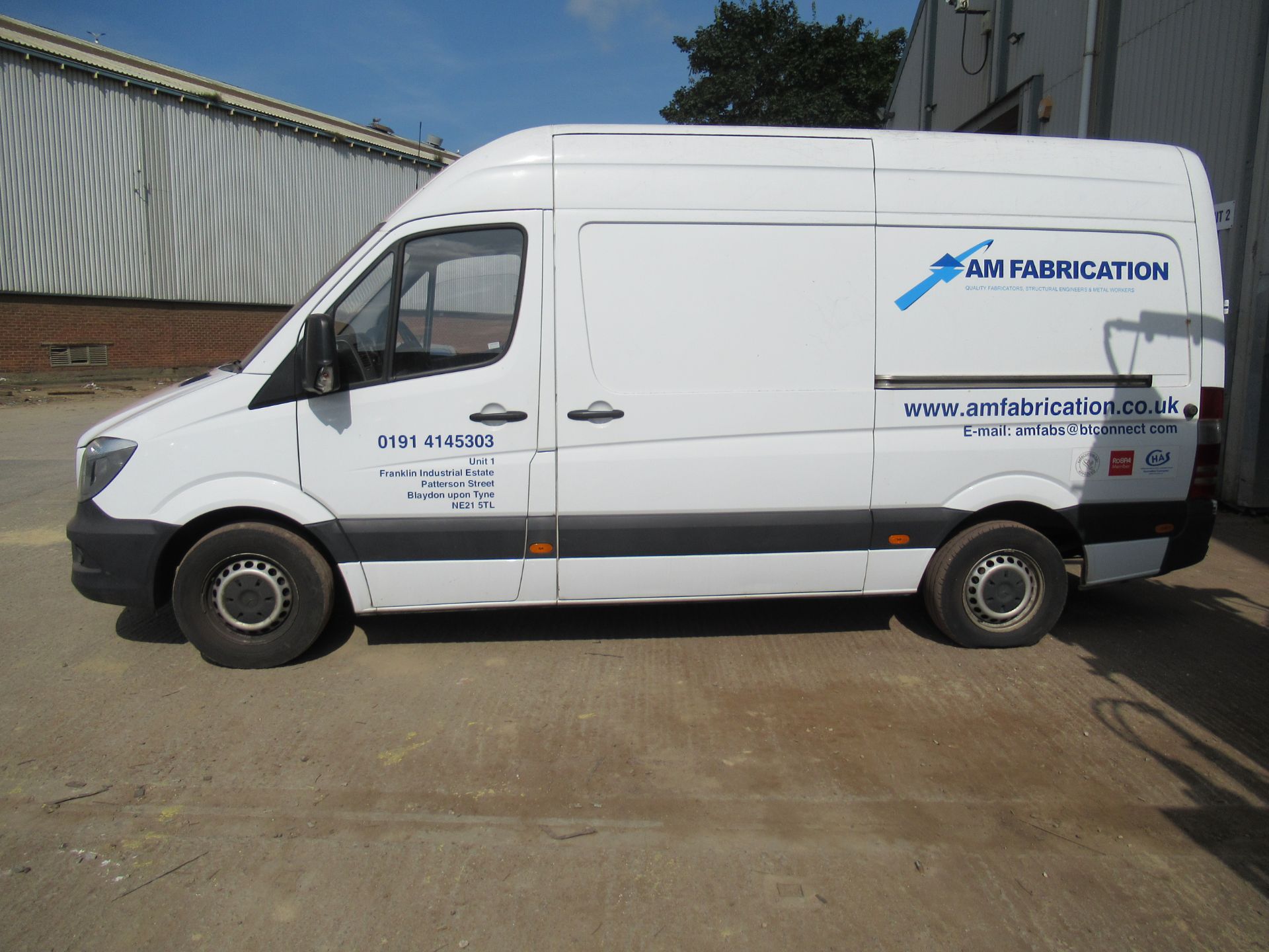 MERCEDES-BENZ SPRINTER 313 CDI VAN, 2015, 2143cc, Diesel, White, 94,712 miles, MOT Expired - Image 4 of 19