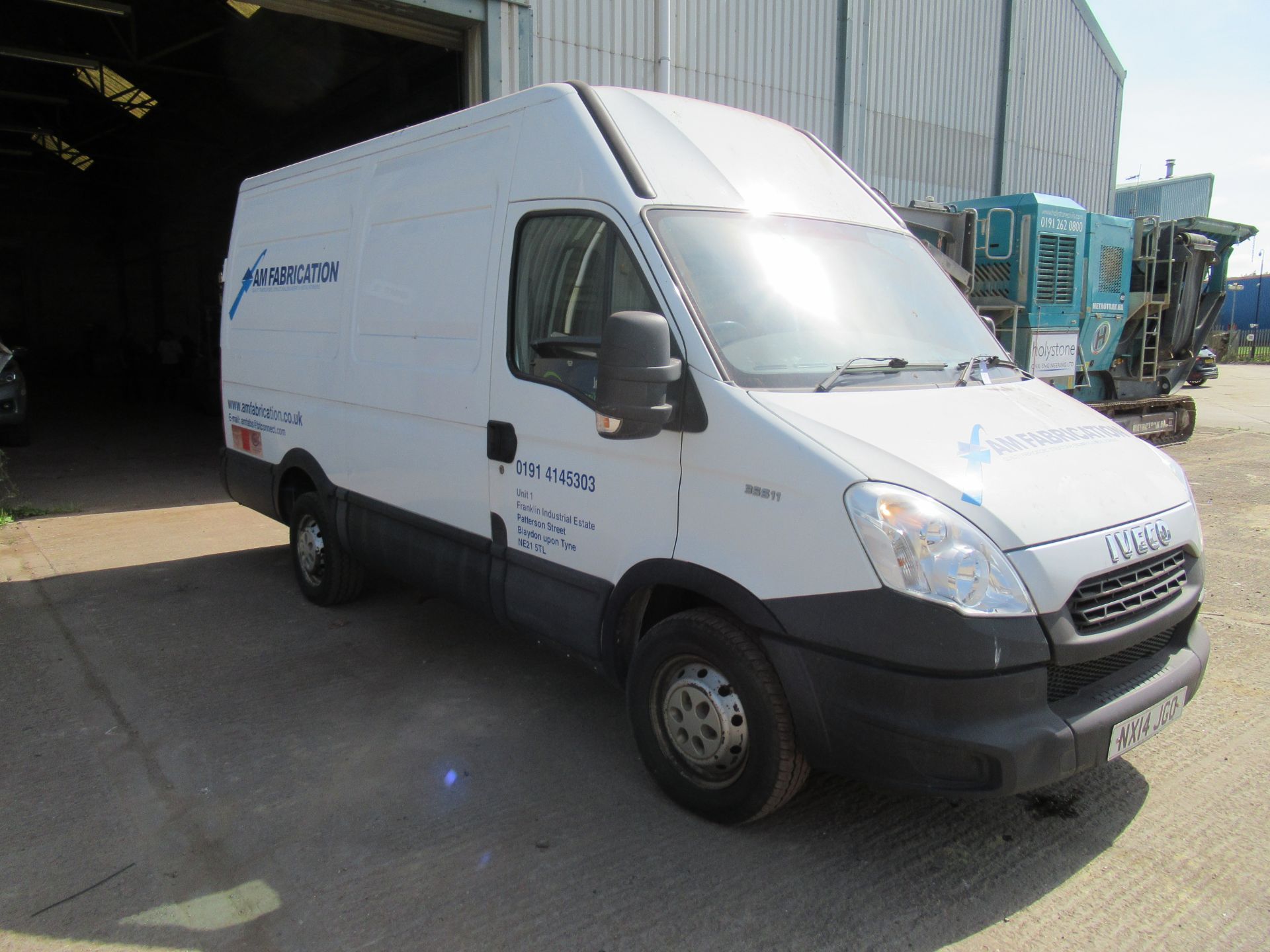 Iveco DAILY 35S11 MWB, Van, 2014 2287cc, Diesel, White, Registration NX14JGO, 89,022, MOT expired