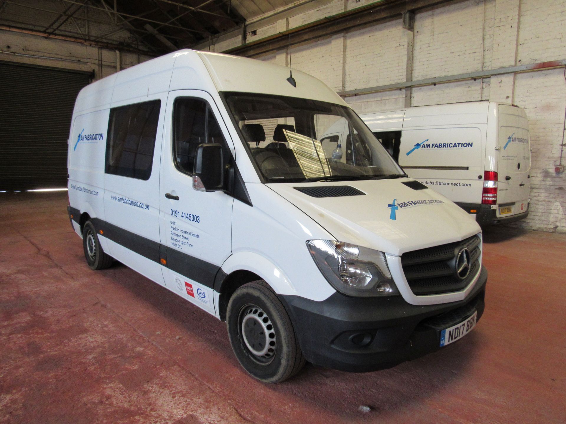 MERCEDES-BENZ SPRINTER 314CDI Crew Van, 2017, 2143cc, Diesel, White, Registration, ND17 BBK, 67, - Image 21 of 21