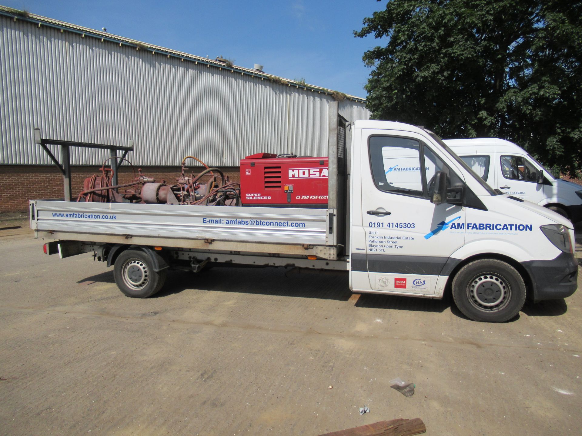 MERCEDES-BENZ SPRINTER Flatbed 314CDI 2016, 2143cc, Diesel, White, Registration, NG16 WBU, 127,950 - Image 3 of 18