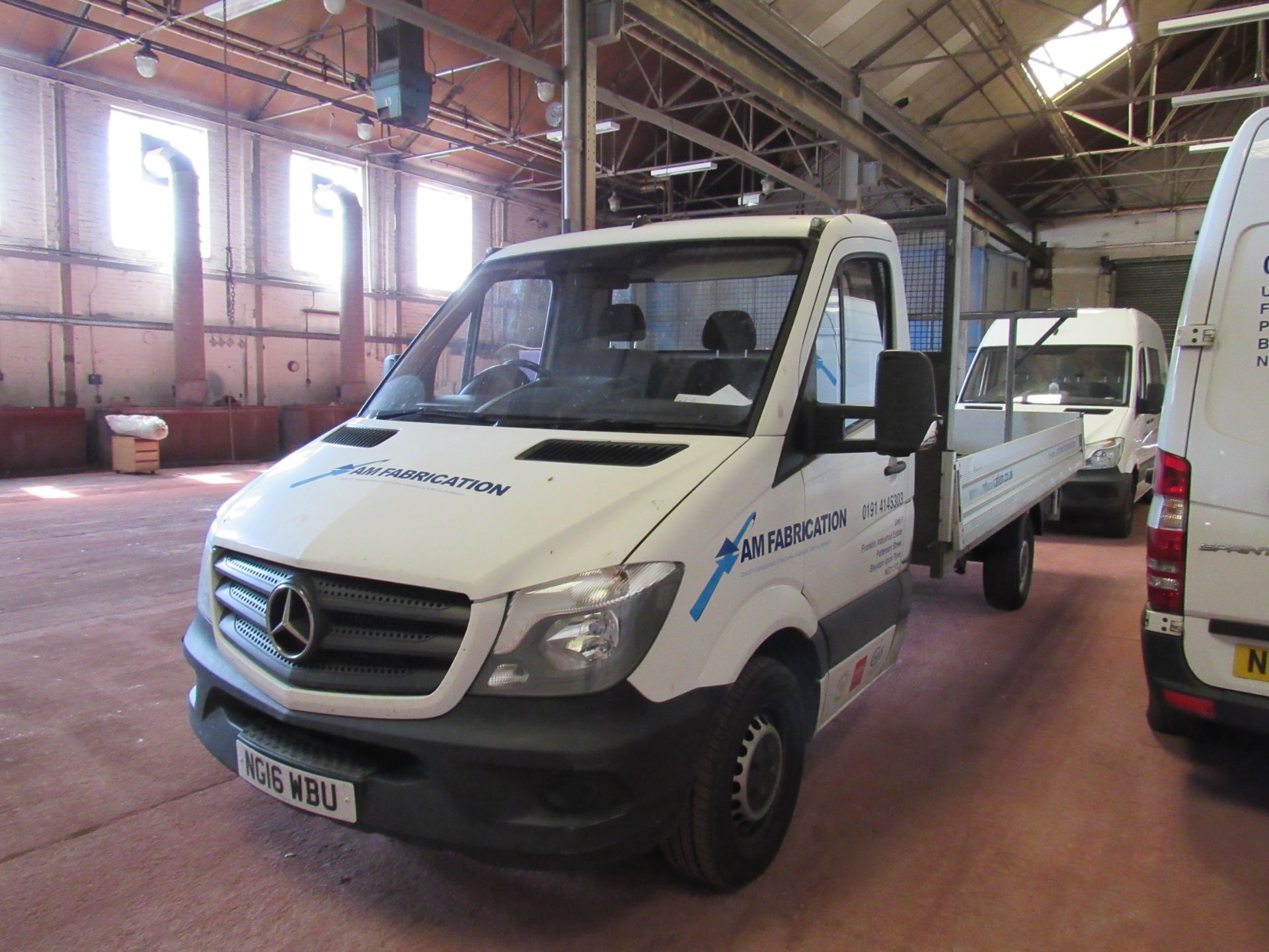 MERCEDES-BENZ SPRINTER Flatbed 314CDI 2016, 2143cc, Diesel, White, Registration, NG16 WBU, 127,950 - Image 11 of 18