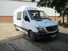 MERCEDES-BENZ SPRINTER 314CDI Crew Van, 2017, 2143cc, Diesel, White, Registration, ND17 BBK, 67,