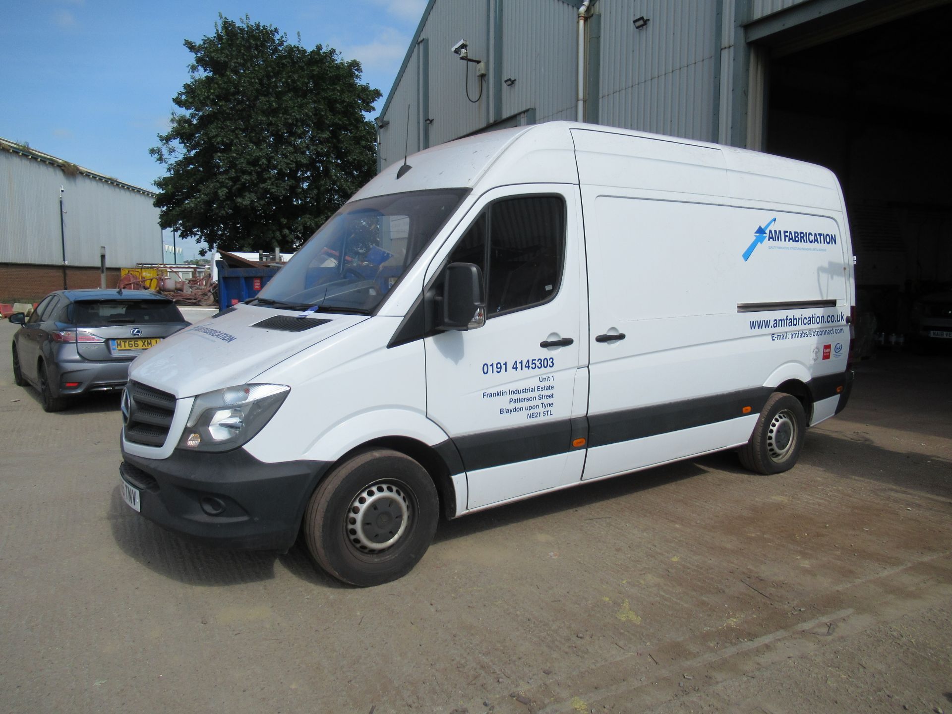 MERCEDES-BENZ SPRINTER 313 CDI VAN, 2015, 2143cc, Diesel, White, 94,712 miles, MOT Expired - Image 2 of 19