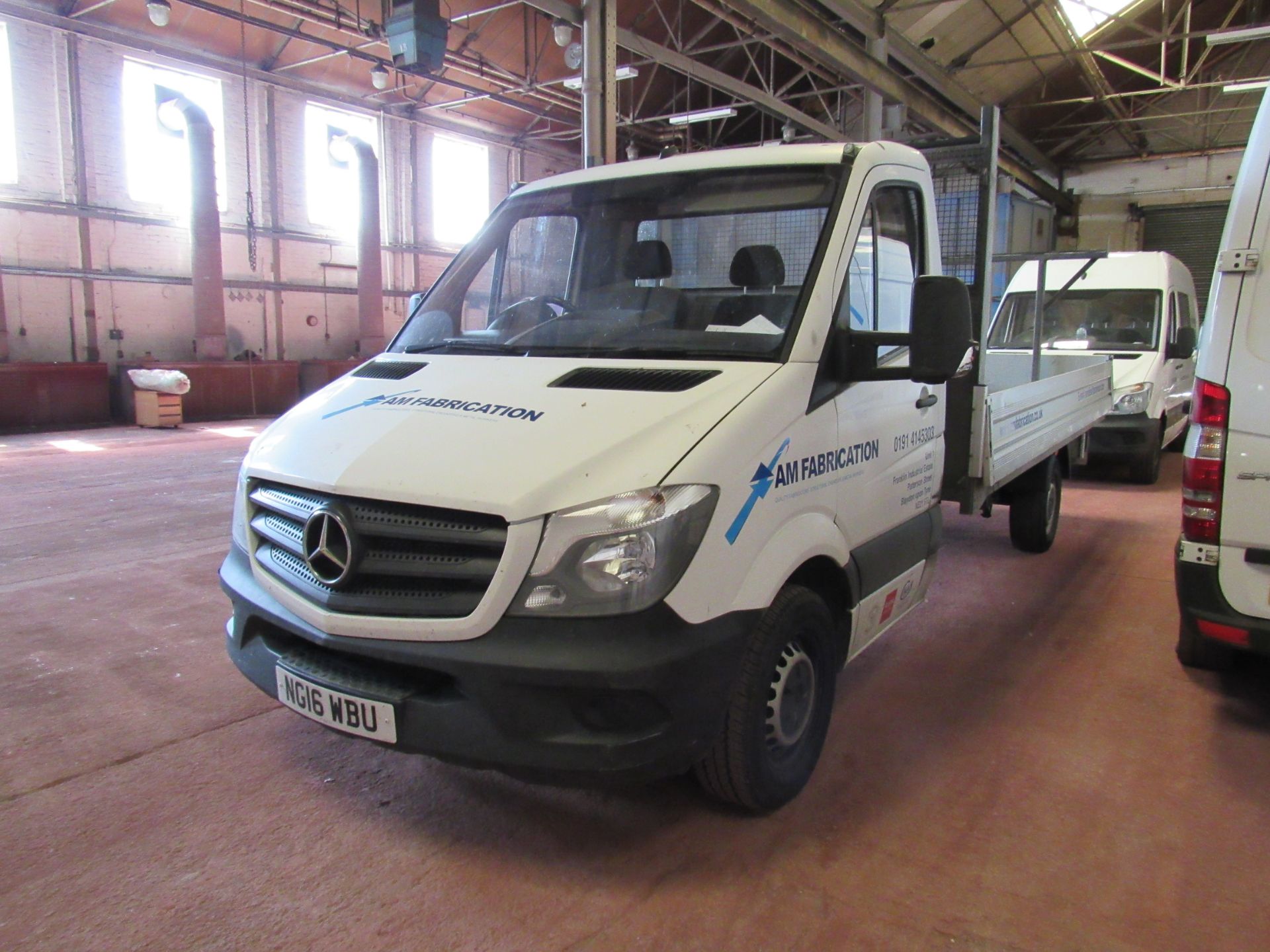 MERCEDES-BENZ SPRINTER Flatbed 314CDI 2016, 2143cc, Diesel, White, Registration, NG16 WBU, 127,950 - Image 12 of 18