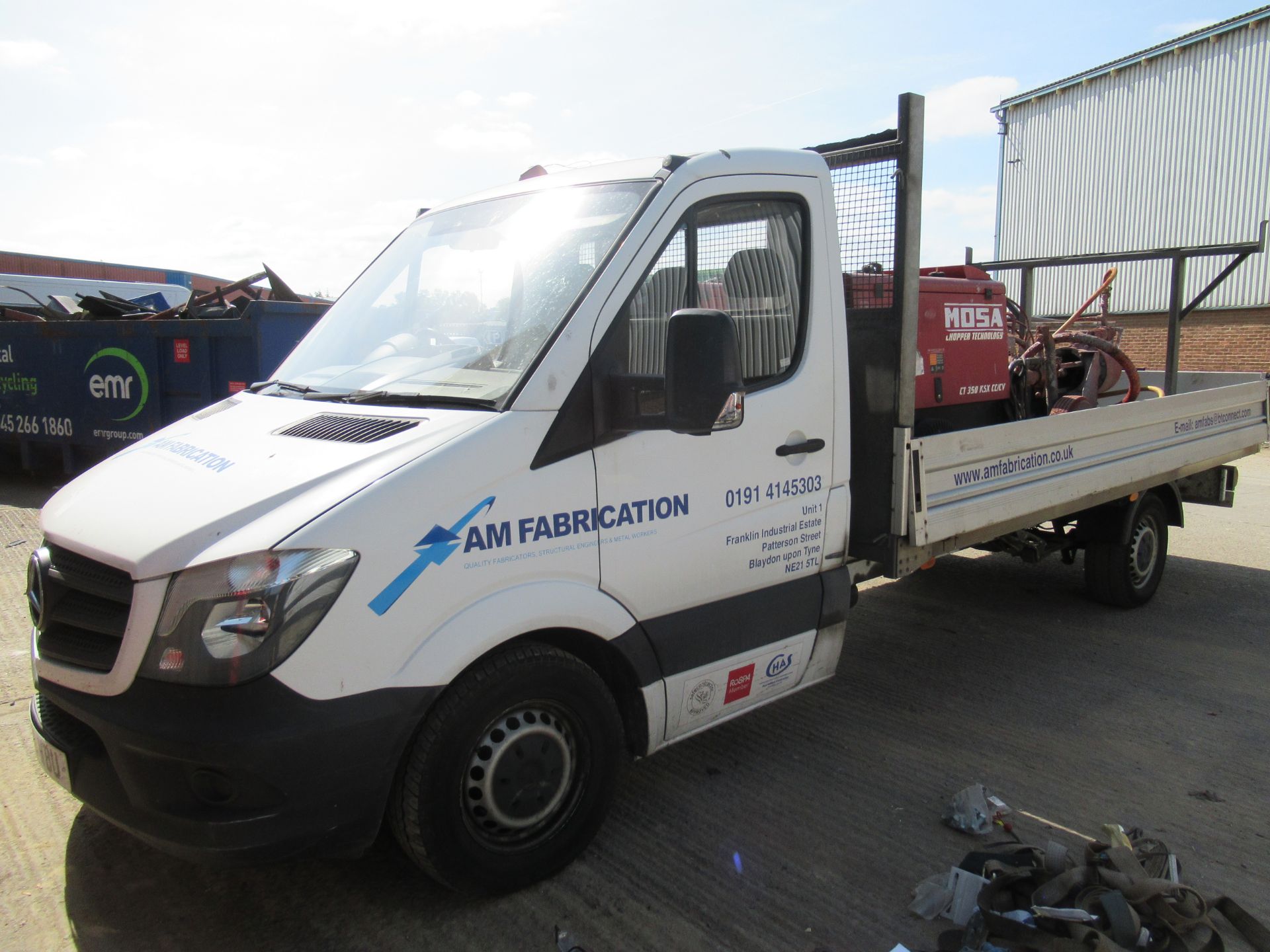 MERCEDES-BENZ SPRINTER Flatbed 314CDI 2016, 2143cc, Diesel, White, Registration, NG16 WBU, 127,950 - Image 2 of 18