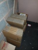 Assortment of Packaging Consumables to stores area to include boxes, bags, envelopes etc (removal