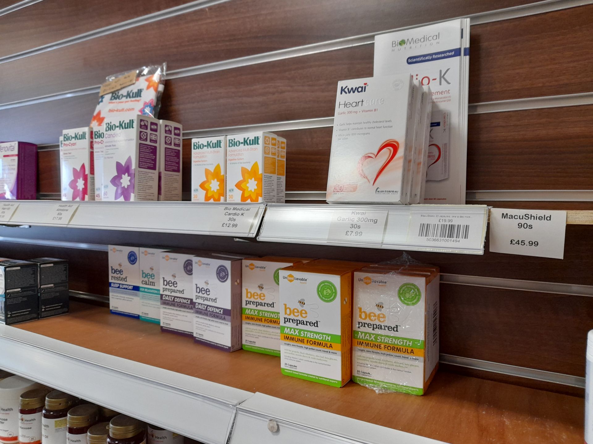 Assortment of Stock to shelves and cupboard to include tablets (potassium, zinc, B1 Thiamin), - Image 8 of 19