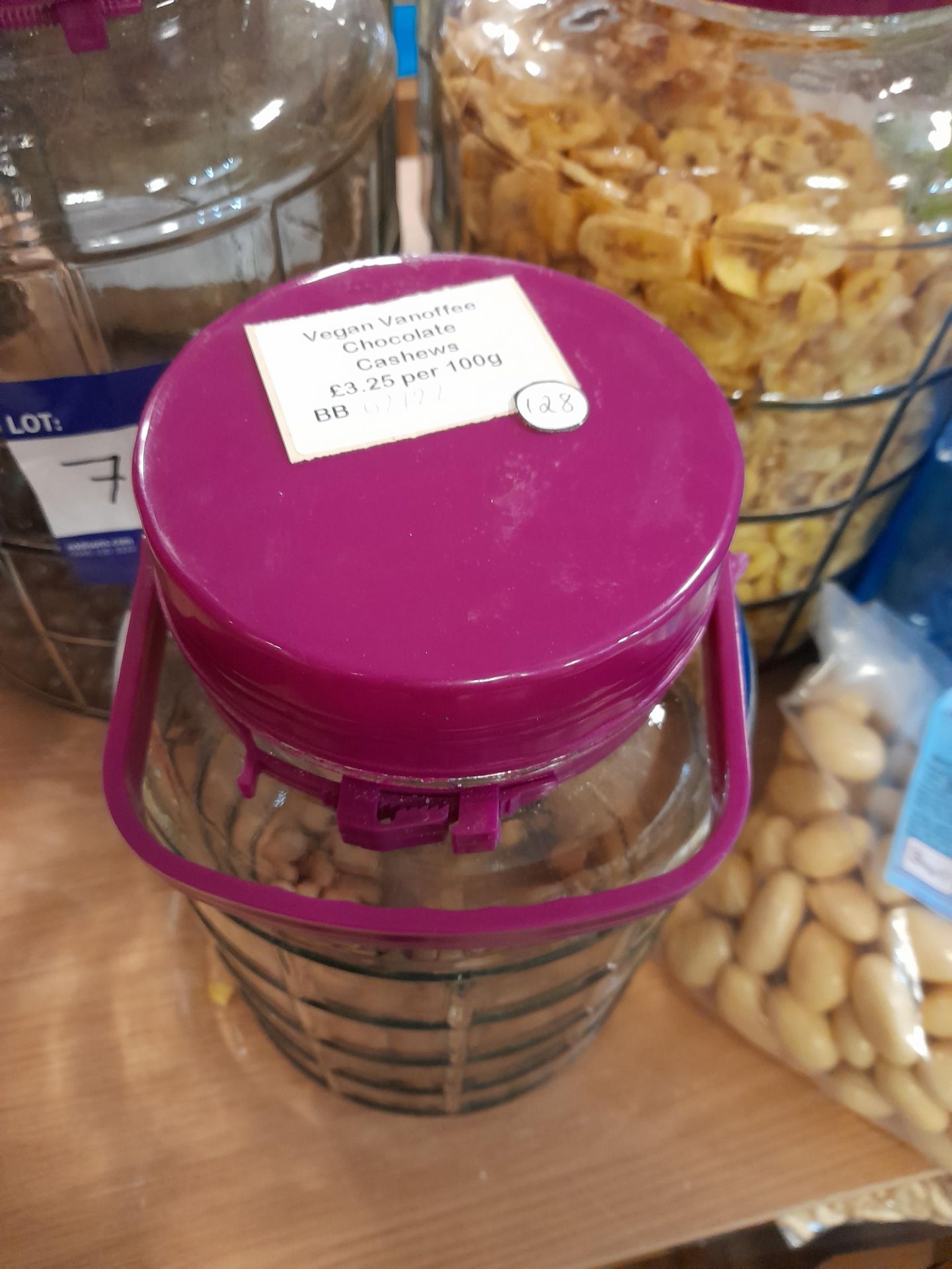 9 Various Stock Jars and Stock including brazil nuts, gluten free macaroni, soup mix, milk chocolate - Image 10 of 10