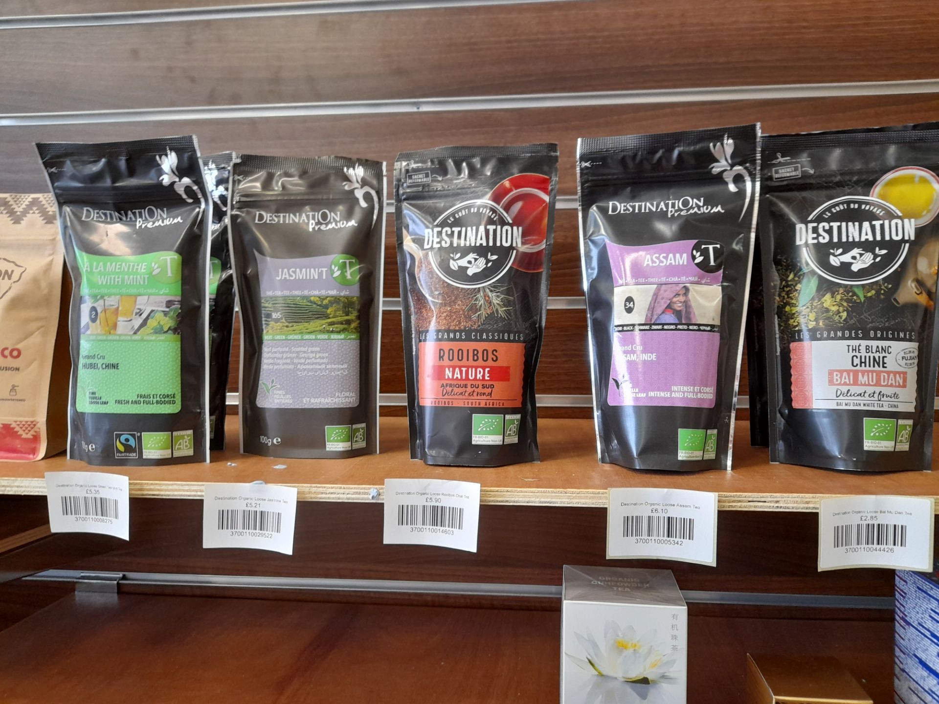 Assortent of Stock to include organic tea bags, organic tea, coffee filters, herbs and spices ( - Image 10 of 15