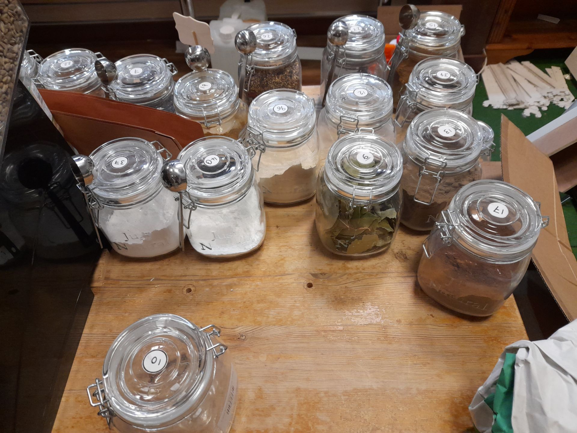 Assortment of Foods, Ingredients, Spices, Herbs etc and 6 jars (removal Friday 30 July only, - Image 12 of 12