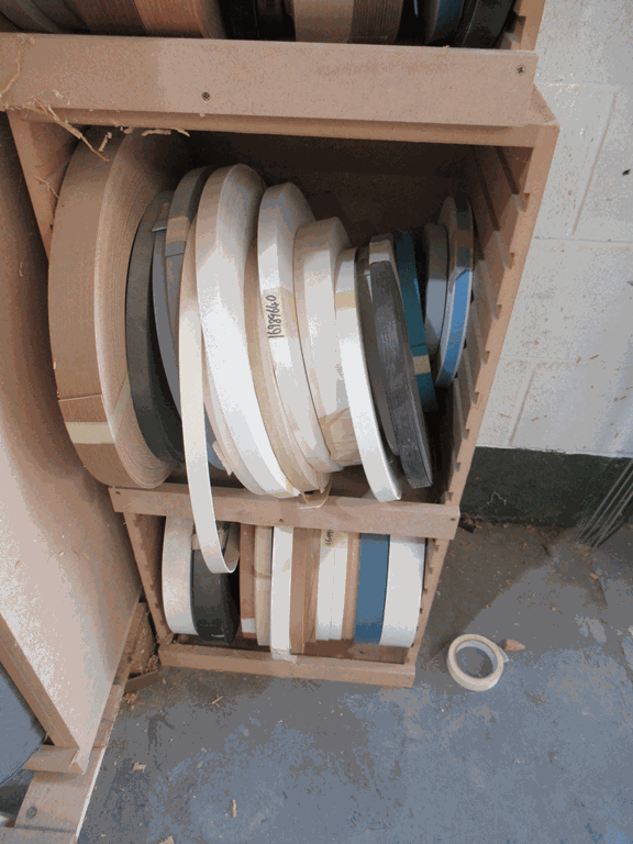 Large qty of Assorted Edge Banding Tape to include PVC, Solid wood, etc. - Image 13 of 14