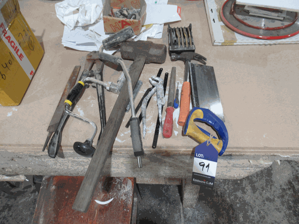 Qty of Various Hand Tools