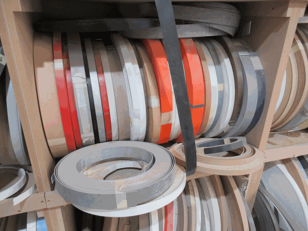 Large qty of Assorted Edge Banding Tape to include PVC, Solid wood, etc. - Image 8 of 14