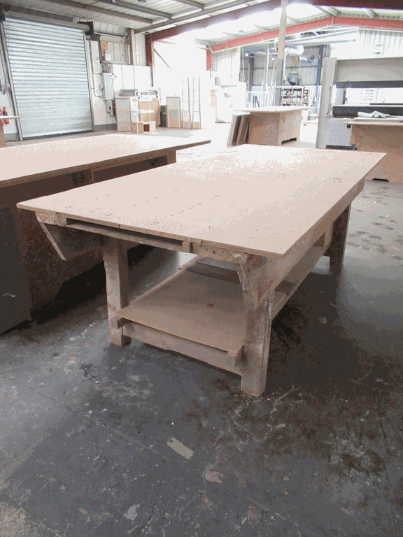 Wooden Workbench - Image 2 of 2
