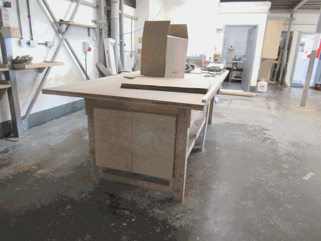 Wooden Workbench - Image 2 of 2