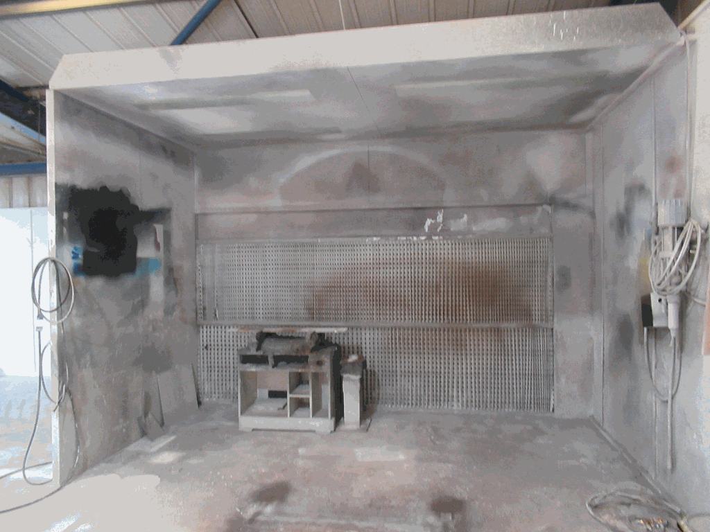 Unbranded Galvanized Steel Spray Booth - Image 3 of 7