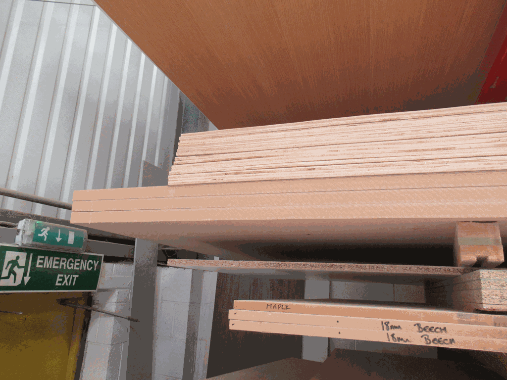 Large qty of Sheet Stock and offf cuts to include Plywood, Pre finished MDF, etc. - Image 10 of 11