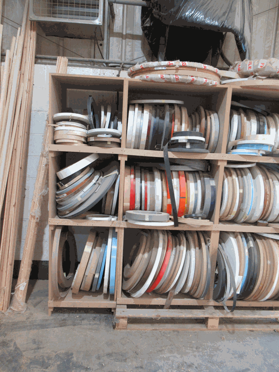 Large qty of Assorted Edge Banding Tape to include PVC, Solid wood, etc. - Image 2 of 14